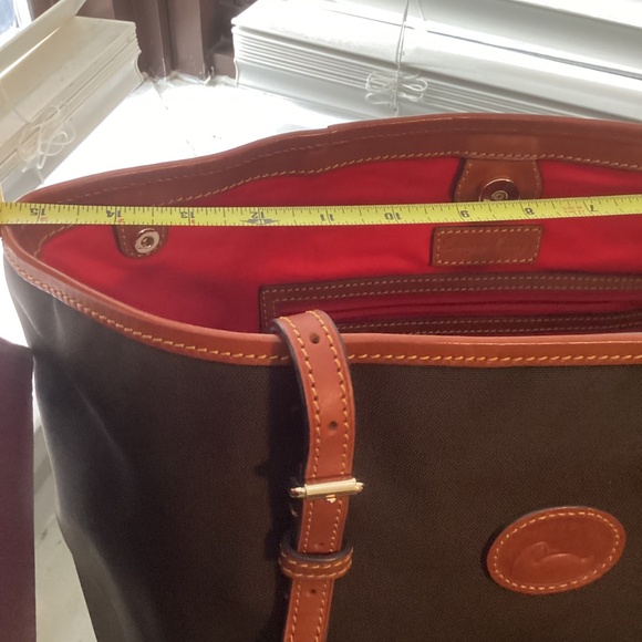 Dooney and Bourke, Nylon Tote, Brown - Picture 7 of 9